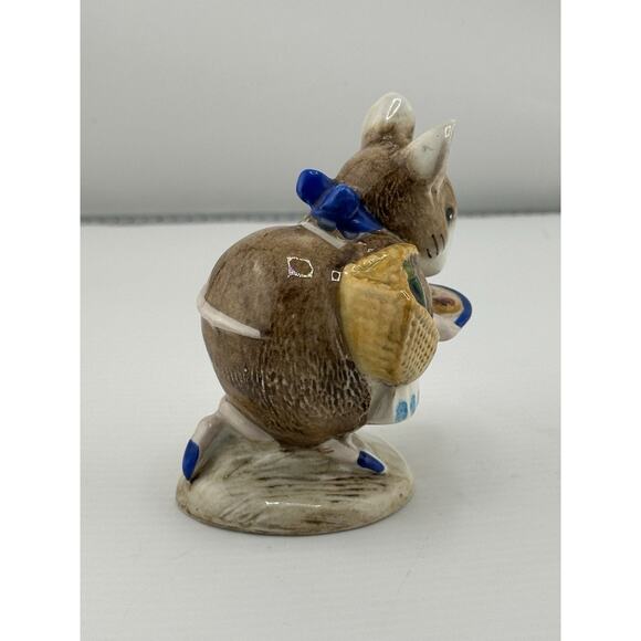 Vintage Beswick Beatrix Potter 1971 "Apply Dapply" Mouse w/ Tarts Porcelain RARE - Picture 3 of 10